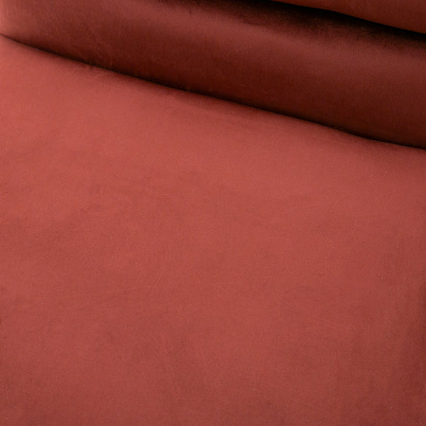 Modrest Barker Modern Red & Brush Gold Dining Chair (Set Of 2) Model VGGMDC-1251A