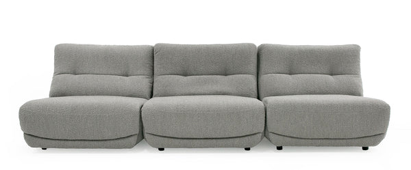Divani Casa Basil Modern Grey Fabric Large Electric Recliner Chair Model VGSX-22056-RCLNR-LRG-SLATE