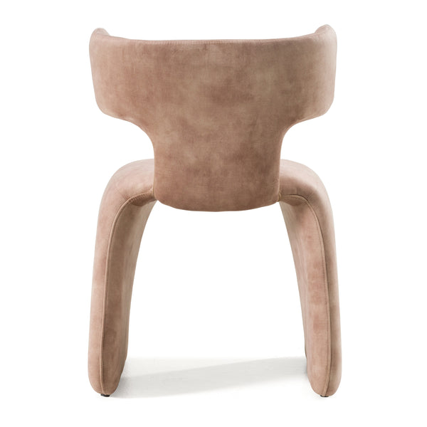 Modrest Bergman Modern Light Brown Velvet Dining Chair Model VGEU-MC-7513CH-BRN