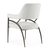 Modrest Betty Modern Off White Fabric & Bronze Dining Chair Model VGGA-6264CH-1-OFF