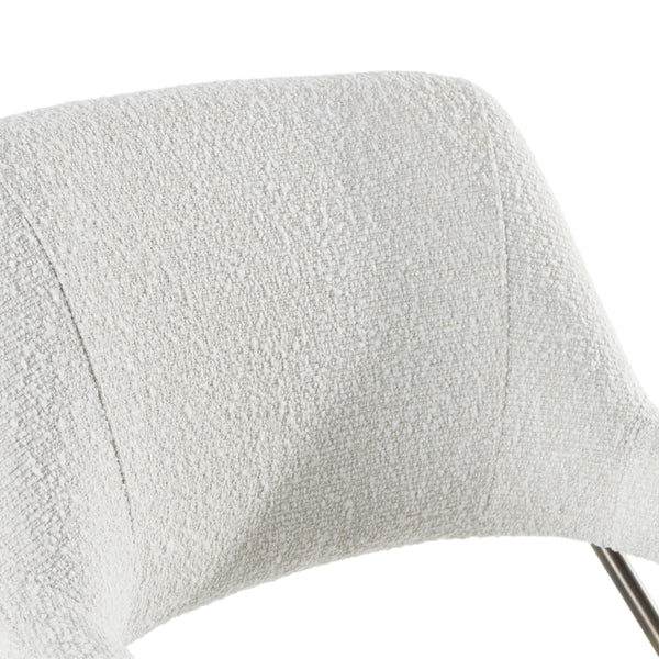 Modrest Betty Modern Off White Fabric & Bronze Dining Chair Model VGGA-6264CH-1-OFF