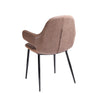 Modrest Bontura Modern Brown Fabric & Leatherette Accent Chair Model VGOBTY147-BRN-CH