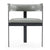 Modrest Boswell Modern Grey Faux Leather & Black Dining Chair Model VGRH-RHS-DC-158-GRYBLK
