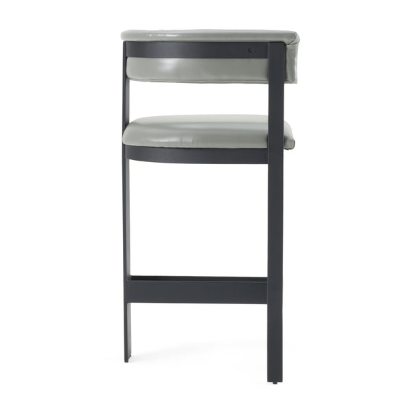 Modrest Boswell Modern Grey Faux Leather & Black Counter Chair Model VGRH-RHS-CS-158-GRYBLK