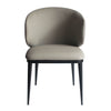 Modrest Caplan Modern Beige Leatherette Dining Armchair Model VGYFDC1102-BEI-DC
