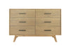 Modrest Claire Contemporary Walnut Dresser Model VGWDWIN-DR06-DRS