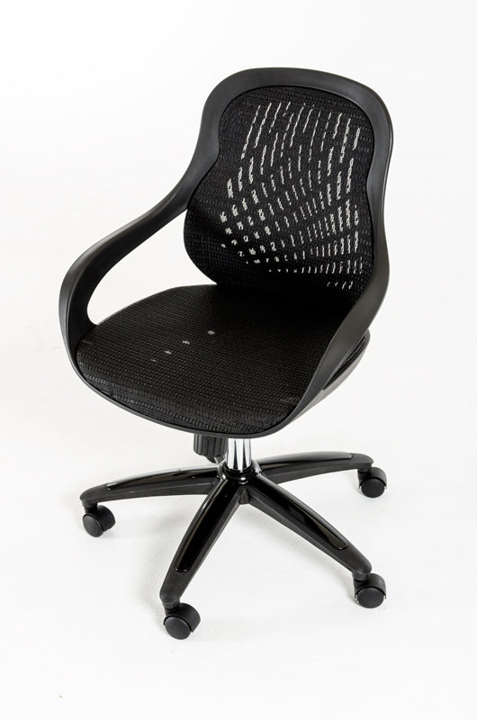Modrest Claudia Modern Black Office Chair Model VGLFX-10-BLK