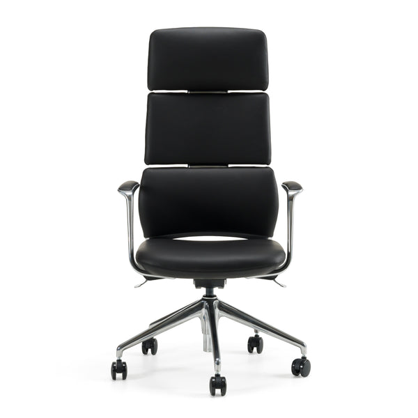 Modrest Clyne Modern Black Vegan Leather Executive Office Chair Model VGFU-FK013-A11-BLK