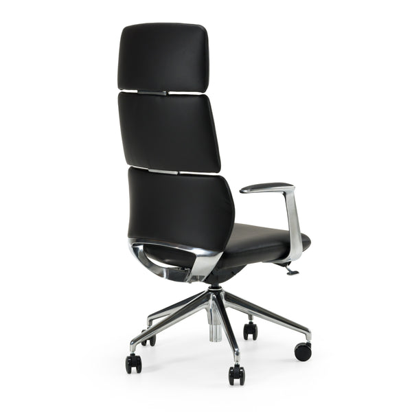 Modrest Clyne Modern Black Vegan Leather Executive Office Chair Model VGFU-FK013-A11-BLK