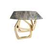 Modrest Colton Modern Brown & Gold Dining Table Model VGZAT112-BRN-DT