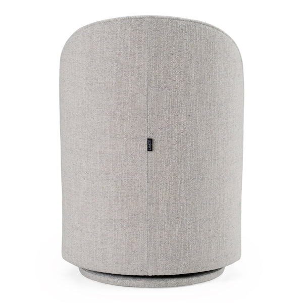 Modrest Correa Modern Light Grey Fabric Swivel Dining Chair Model VGKK-KF.Y1179-LTGRY