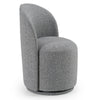 Modrest Correa Modern Grey Fabric Swivel Dining Chair Model VGKK-KF.Y1179-GRY
