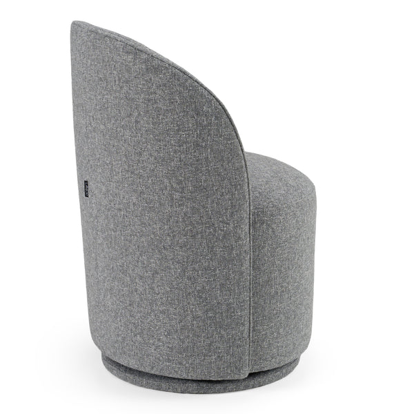 Modrest Correa Modern Grey Fabric Swivel Dining Chair Model VGKK-KF.Y1179-GRY