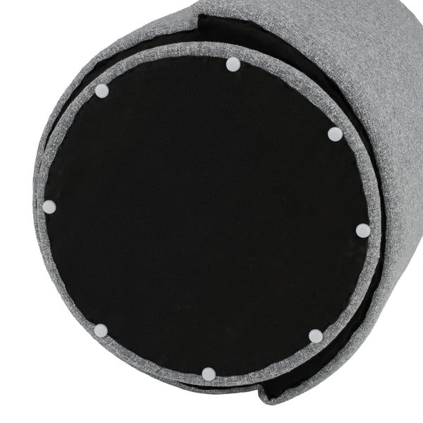 Modrest Correa Modern Grey Fabric Swivel Dining Chair Model VGKK-KF.Y1179-GRY