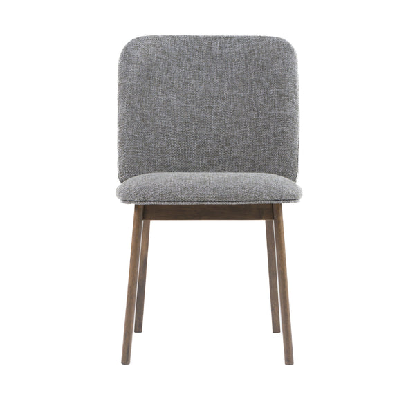 Modrest Costello Mid Century Modern Grey Fabric & Wenge Dining Chair (Set Of 2) Model VGMA-MI-1158-GRYWGE