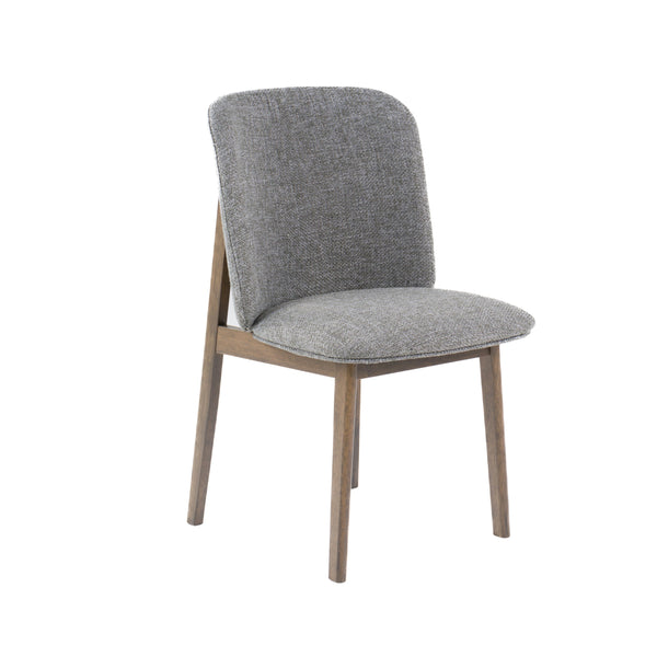 Modrest Costello Mid Century Modern Grey Fabric & Wenge Dining Chair (Set Of 2) Model VGMA-MI-1158-GRYWGE
