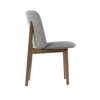 Modrest Costello Mid Century Modern Grey Fabric & Wenge Dining Chair (Set Of 2) Model VGMA-MI-1158-GRYWGE