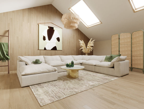 Divani Casa Garman Modern Light Grey Modular Sectional Sofa Model VGKKKF2651-MOD-GRY-SECT