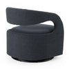 Modrest Dowsett Modern Charcoal Fabric Swivel Accent Chair Model VGRH-RHT-638-BLK