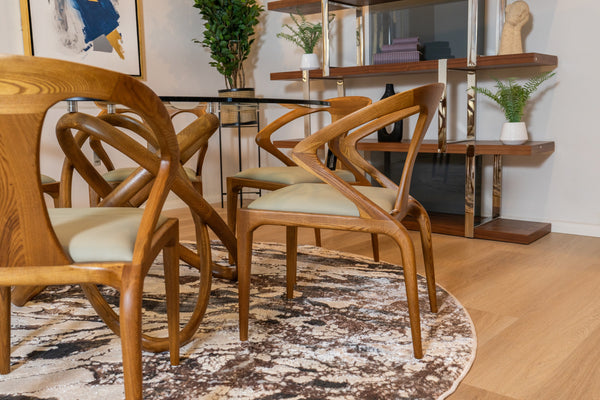 Modrest Campbell Walnut Dining Chair Model VGCSCH-9808A