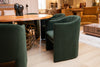 Modrest Danube Modern Jade Green Fabric Dining Chair Model VGEUMC-9704CH-A-GRN
