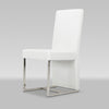 Misha Modern White Leatherette Dining Chair Model VGUN0099-1