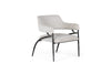 Modrest Ector Modern Off White Fabric & Forged Metal Accent Chair Model VGMY-2915-OFF