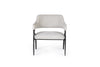 Modrest Ector Modern Off White Fabric & Forged Metal Accent Chair Model VGMY-2915-OFF