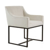 Modrest Elijah Modern Beige & Copper Antique Brass Dining Chair Model VGVCB8363-BEI-DC
