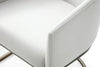 Modrest Elisa Modern Off White & Brass Dining Chair Model VGVCB8369-OFFWHT-DC