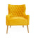 Modrest Everly Contemporary Velvet Yellow Accent Chair Model VGRHRHS-AC-741-CH