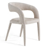 Modrest Faerron Modern Light Grey Fabric Dining Chair Model VGEU-MC-7182CH-LTGRY