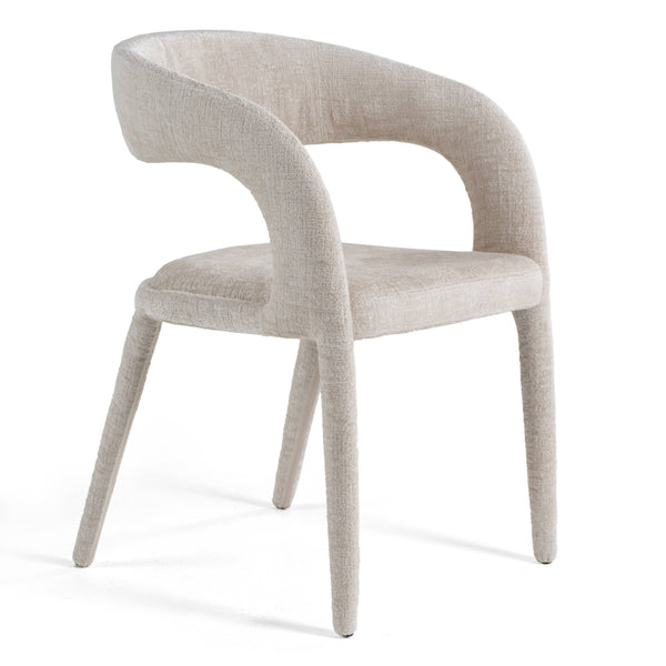 Modrest Faerron Modern Light Grey Fabric Dining Chair Model VGEU-MC-7182CH-LTGRY