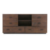 Nova Domus Fantasia Contemporary Dark Walnut Dresser Model VGWDHL-W03