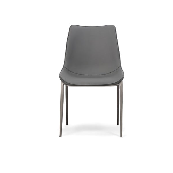 Modrest Frasier Modern Grey Eco Leather Dining Chair (Set Of 2) Model VGHR3505-GRY