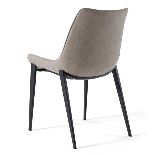 Modrest Frasier Modern Light Grey Eco Leather Dining Chair (Set Of 2) Model VGHR-3505-GRY-M11