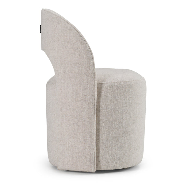 Modrest Gordon Modern Cream Fabric Swivel Dining Chair Model VGKK-KF-Y2176-CRM