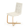 Haslet Modern White & Rosegold Dining Chair (Set Of 2) Model VGVCB810-WHT
