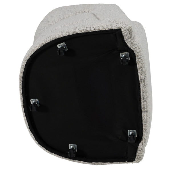 Modrest Kadoka Modern Light Grey Fabric Dining Chair With Castor Wheels Model VGKK-KF-Y2228-LTGRY