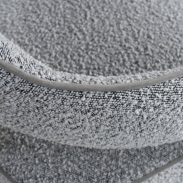 Modrest Kasem Modern Grey Fabric & Gold Dining Chair Model VGMF-D1204-GRY