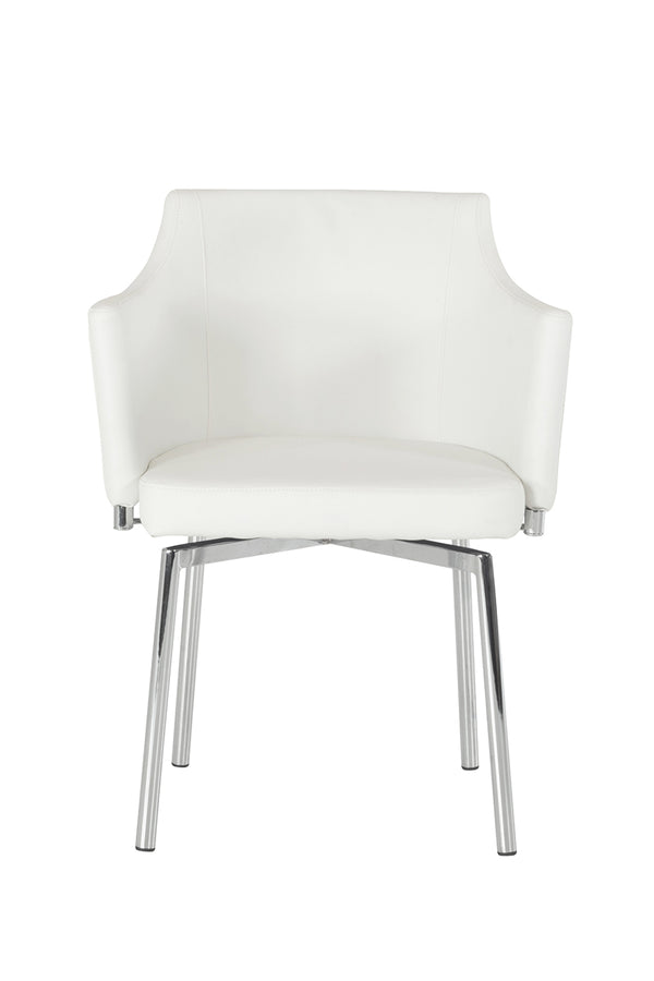 Modrest Kaweah Modern White Dining Chair Model VGHR3149-WHT