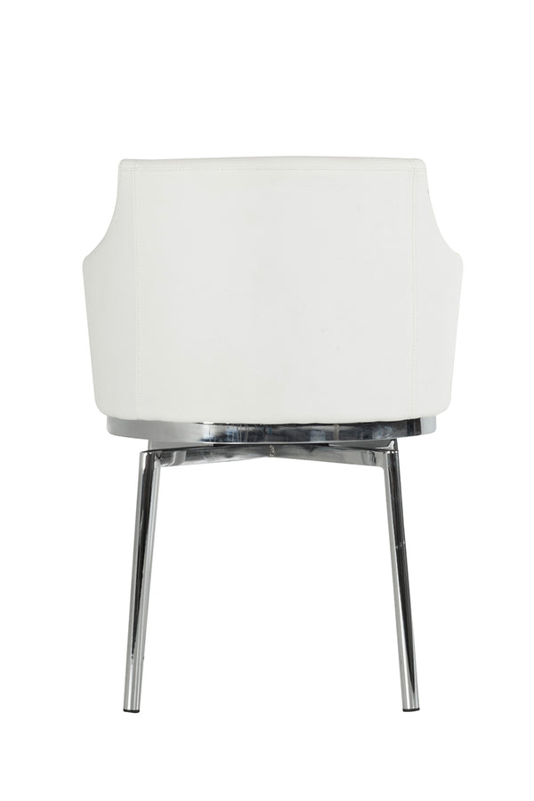 Modrest Kaweah Modern White Dining Chair Model VGHR3149-WHT