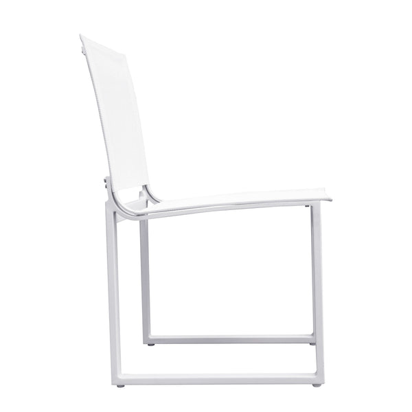 Renava Kayak Modern Outdoor White Dining Chair (Set Of 2) Model VGGERH-AGEAN-CH-WHT-1