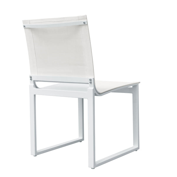 Renava Kayak Modern Outdoor White Dining Chair (Set Of 2) Model VGGERH-AGEAN-CH-WHT-1