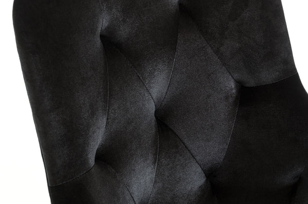 A&X Larissa Modern Black Fabric Dining Chair Model VGUNCC016-BLK-1