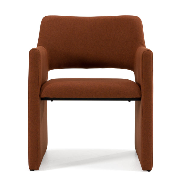 Modrest Lasara Modern Rust Fabric Dining Chair Model VGDW-L-895-RST