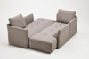 Divani Casa Polson Modern Light Grey Fabric Modular Sectional Sofa Bed Model VGMB-1869-LTGRY