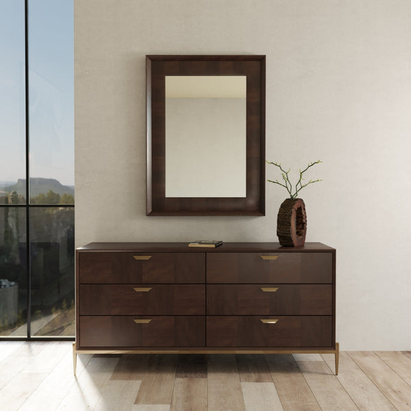 Modrest Shane Modern Acacia & Brass Dresser Model VGNX-MEMPHIS-20180