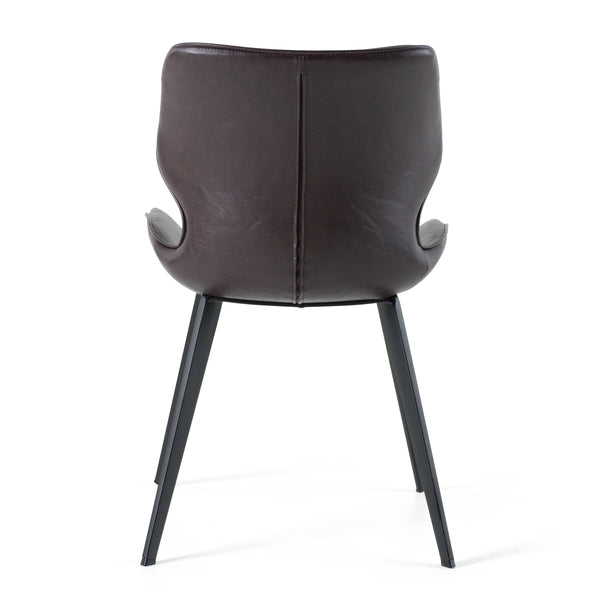 Modrest Moira Modern Dark Brown Eco Leather Dining Chair (Set Of 2) Model VGHR3638-DKBRN-DC