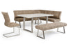 Zane Modern Brown Fabric Dining Chair (Set Of 2) Model VGJCJD4146-BRN